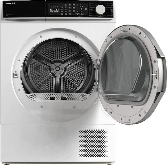Sharp KD-NHL0S7GWD Tumble Dryer 10kg with Heat Pump