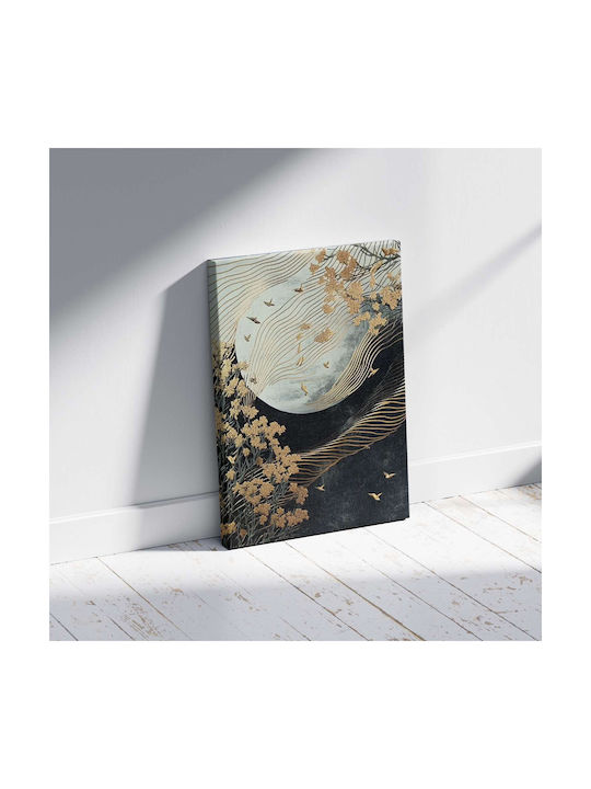 Megapap Golden Moon Canvas Painting 70x100cm
