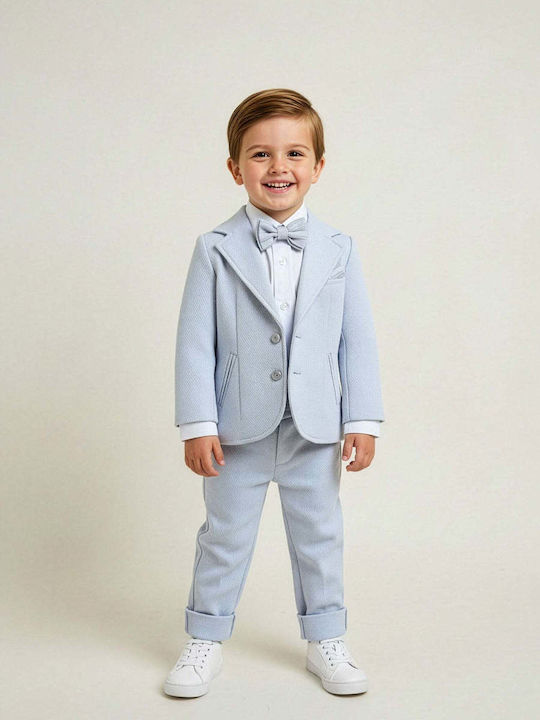Kids Set with Pants and Coat Summer 7 Pieces Light Blue 100000AG1000426