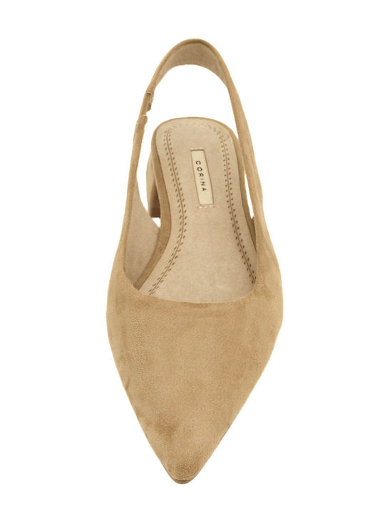 Suede Heels Brown