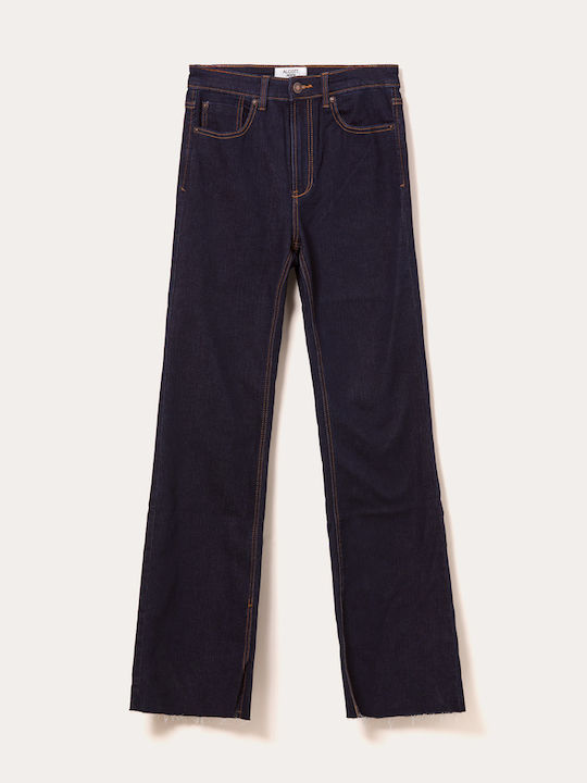 Damen Jeans Hosen Blau Mit Rissen