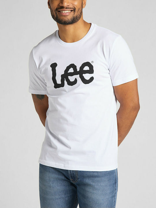Wobbly Logo Tricou Alb