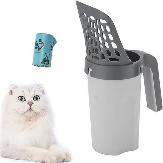 White Scoop Cat Toilet 1pcs 12x29cm