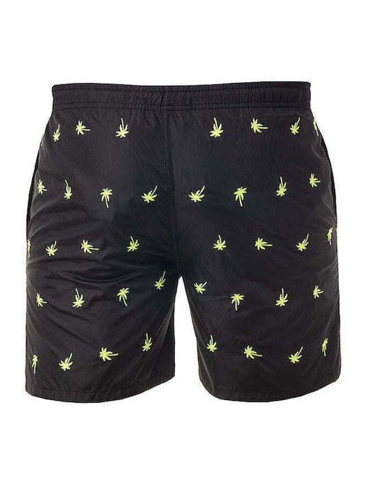 Men's Swimwear Shorts Black 9182-Black