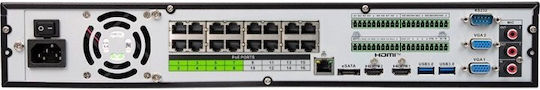 BCS BCS-L-NVR1604-A-4K-16P Überwachungsvideorekorder 16 Kanäle