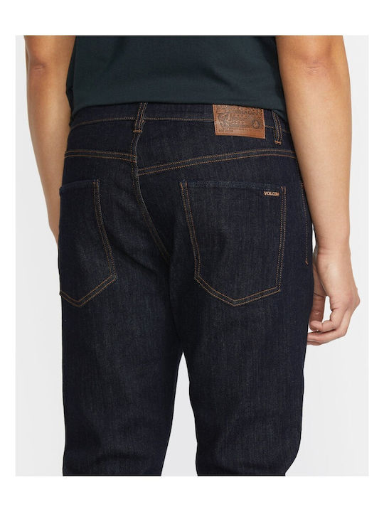 Herren Jeanshose Slim Gerade Passform Blau