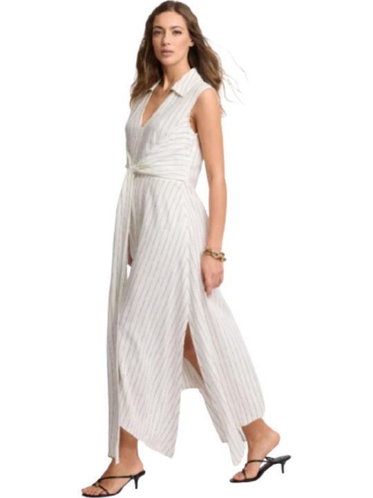 Summer Midi Sleeveless Dress Fant.panna/ne