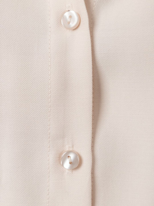 Long Sleeve Women's Shirt Cream