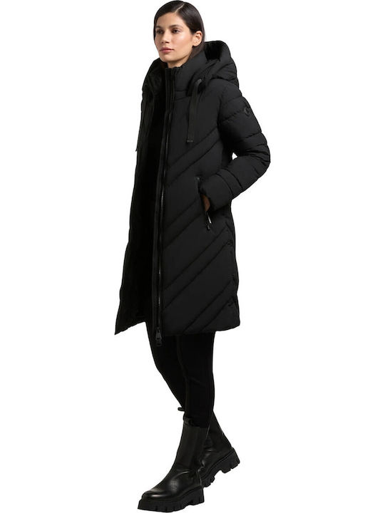 Khujo Long Women's Jacket for Winter Black