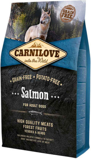 Carnilove Salmon Adult 4kg Dry Food Grain-Free for Adult Dogs with Salmon