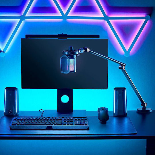 Lumi Slim Microphone Boom Arm Full Motion Desktop Table Mic Holder Stand Arm Clamp Mount Content Creator