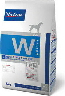 Virbac Weight Loss & Control 3kg Ξηρά Τροφή Διαίτης για Ενήλικους Σκύλους με Κοτόπουλο και Χοιρινό