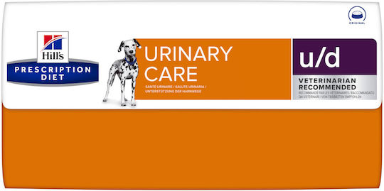 Hill's Prescription Diet Urinary Care U/D 4kg Dry Food Gluten-Free for Adult Dogs with Chicken