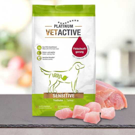 Platinum Pet Food & Care Platinum Vetactive 1.5kg Dry Food Grain-Free for Adult Dogs with Meat and Turkey