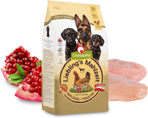 Granata Pet Foods 10kg Dry Food for Dogs Grain-Free with Poultry, Meat, Vegetables, Potatoes, Pomegranate, Salmon and Tuna