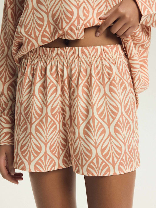 Henderson Henderson Damen Schlafanzug & Pyjamas Winter Orange