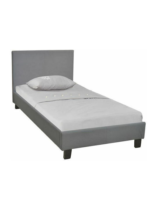 Wilton Pat Single Gri pentru Saltea 90x190cm