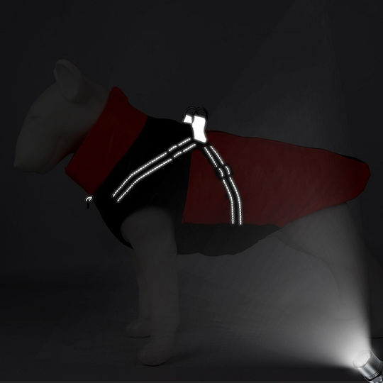 Animal Black Waterproof Dog Coat with 30cm Back Length