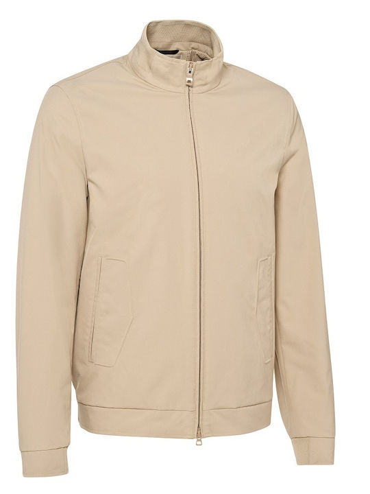 Bomber Jacket Waterproof and Windproof Beige