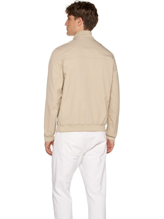 Bomber Jacket Waterproof and Windproof Beige