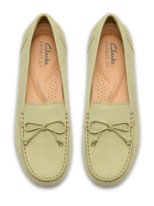Sail Leather Men's Loafers in Green Colour