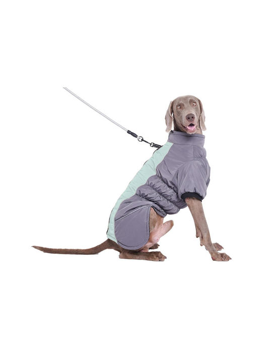 Waterproof Dog Coat Light Blue 43cm