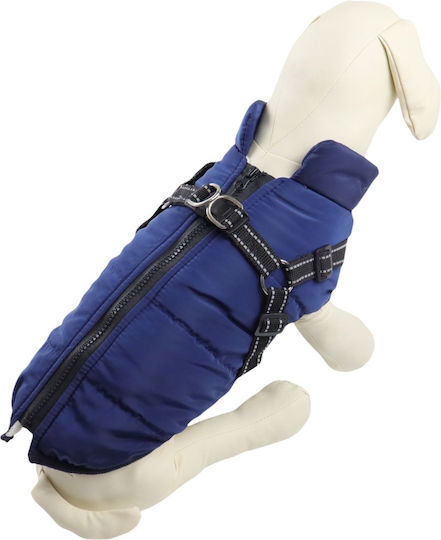 Animal Μπουφάν Σκύλου Μπλε με Μήκος Ράχης 40 εκ.