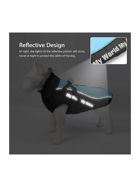 Animal Blue Dog Coat with 42cm Back Length