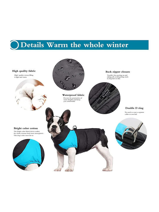 Animal Blue Dog Coat with 31cm Back Length