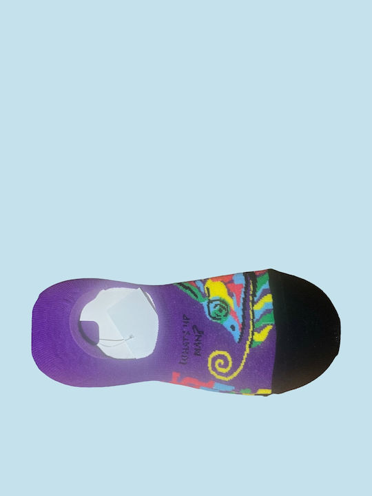 Ysabel Mora Herren Lila Socken