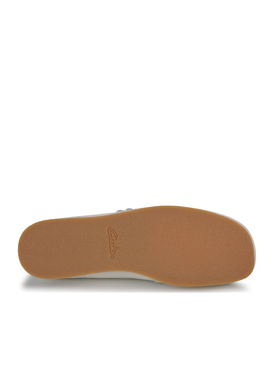 Mocasini Barbati in Culoare Albă