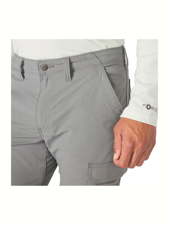 Cargo Trousers Elastic in Relaxed Fit Light Gray