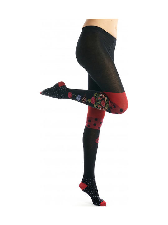 Women's Pantyhose Multicolour with Print