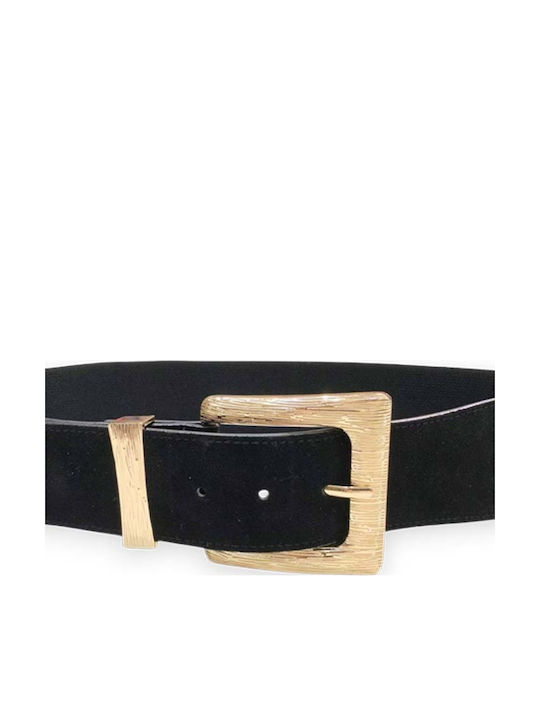 Elastic Women's Black Belt