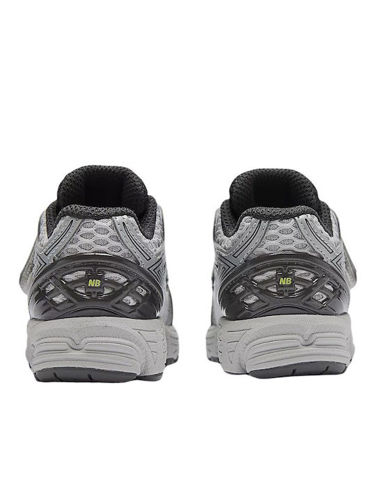 Kids Sneakers with Hoop & Loop Closure Silver