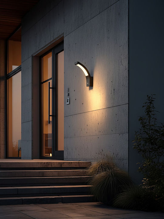 Maclean Energy Стенно Външно Осветително Тяло LED IP54 10W с Естествено бяло Светлина
