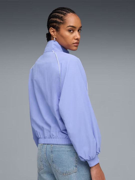 T7 T7 Damen Sweatshirt Strickjacke Lila