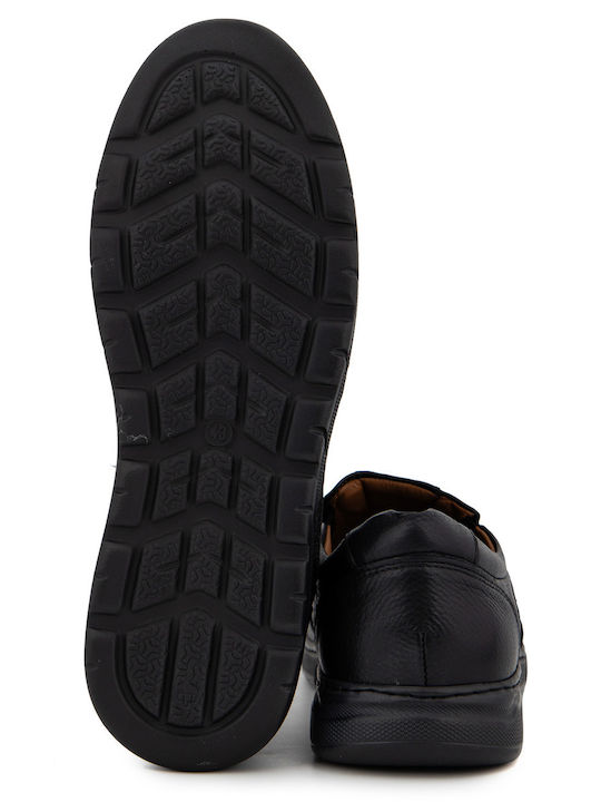 Leather Men's Casual Shoes Black
