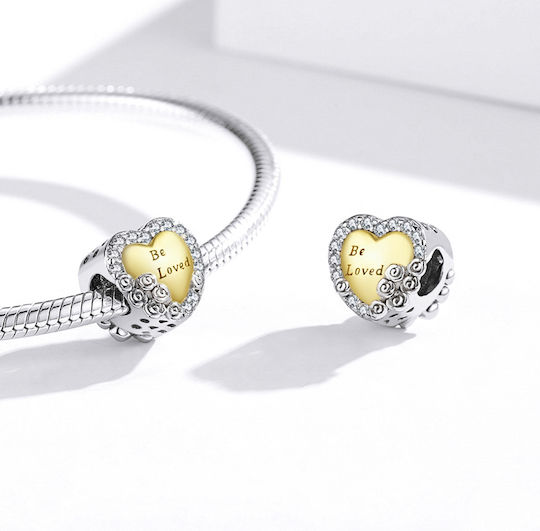 Сребърен Charm 925 Be Loved