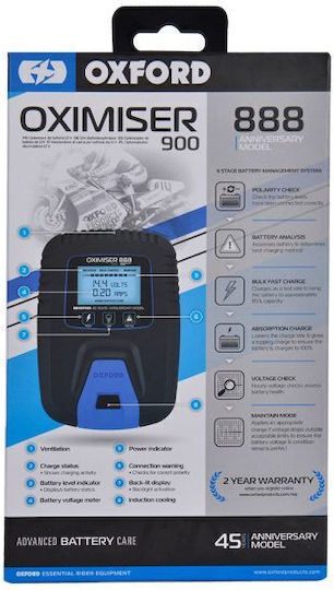Oxford Φορτιστής Μπαταρίας Αυτοκινήτου 12V με Power Bank Oximizer 900