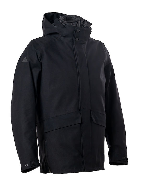 PS DRAGOR Men's Motorcycle Jacket 4 Seasons Waterproof Black