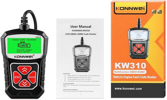 Konnwei Car Diagnostics Digital Tool OBD 2