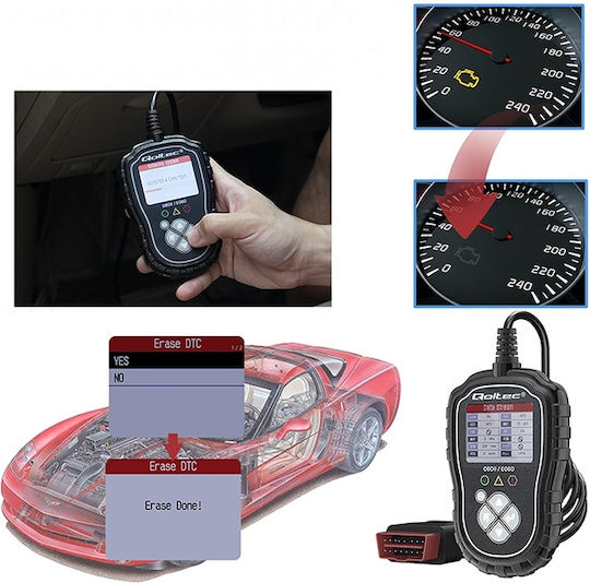 Qoltec Car Diagnostics Digital Tool OBD 2