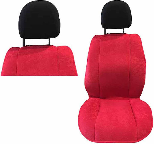 Auto Gs Spătar Auto 2buc Alcantara Super Fresh Roșu