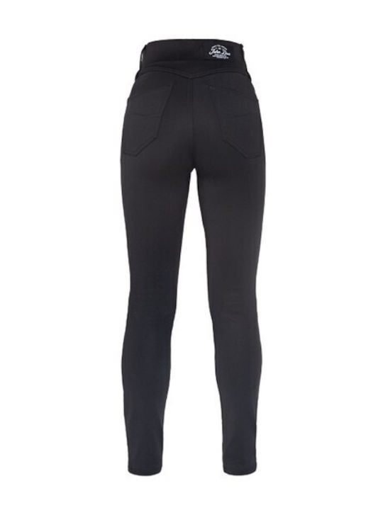 John Doe Women's Summer Cotton Motorcycle Pants Black