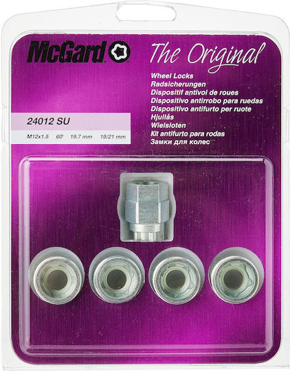 Lampa Security Nuts 12x1.5 (19/21) Conical Short 5pcs
