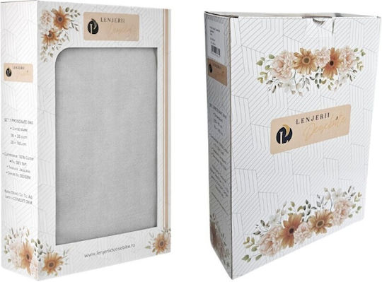 Lenjerii Deosebite Set 2 Buc Prosoape De Baie Gri Închis Greutate 500gr/m²