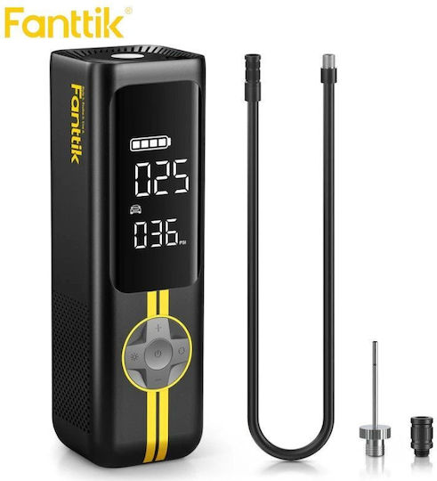 Τρόμπα Αυτοκινήτου X8 Apex 150PSI Επαναφορτιζόμενη με Μπαταρία 12V