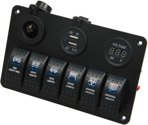 Kewig Sp10 Boat Switch (Диоден превключвател) с панели