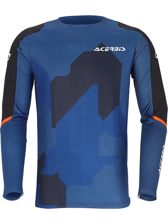 Acerbis X-duro Winter 3.0 Мъжки Блуза за мотокрос Дълъг ръкав Син Цвят